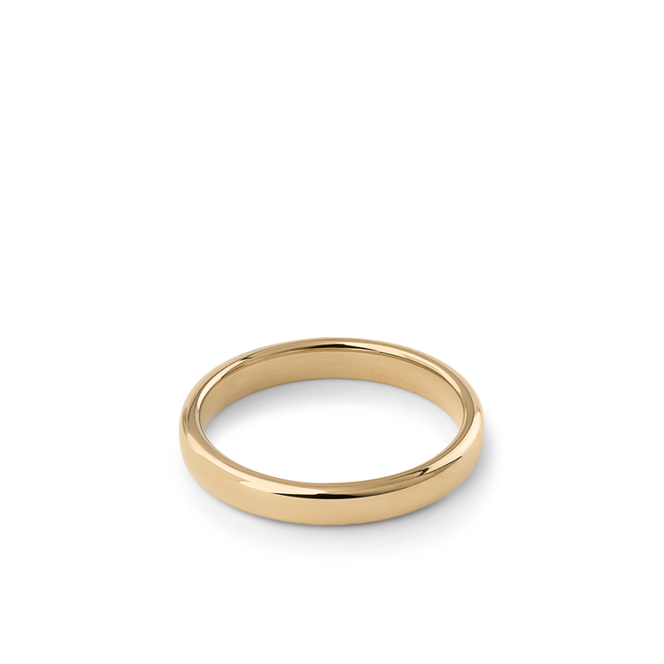 Oliver Heemeyer Legacy wedding band 3,0 mm made of 18k yellow gold.