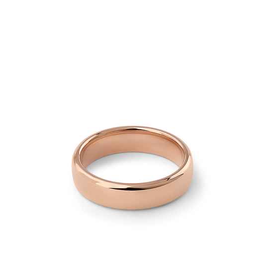 Oliver Heemeyer Legacy wedding band 5,0 mm made of 18k rose gold.