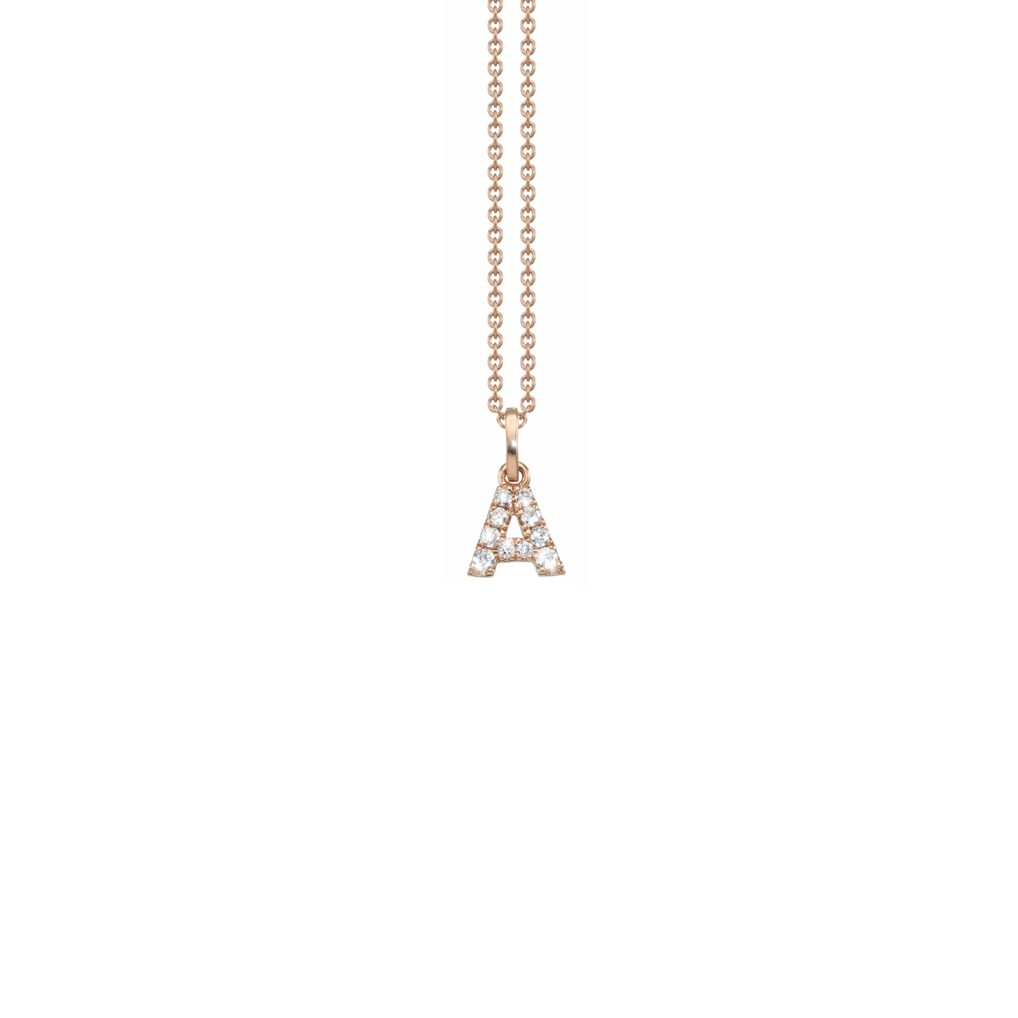 Letter Diamond Pendant