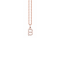 Letter Diamant Halskette