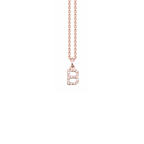 Letter Diamant Halskette