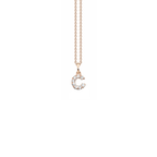 Letter Diamant Halskette