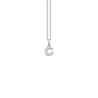 Letter Diamant Halskette