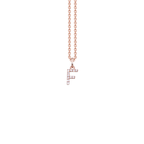 Letter Diamant Halskette