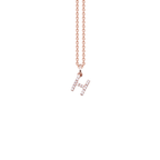 Letter Diamant Halskette