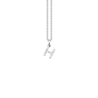 Letter Diamant Halskette