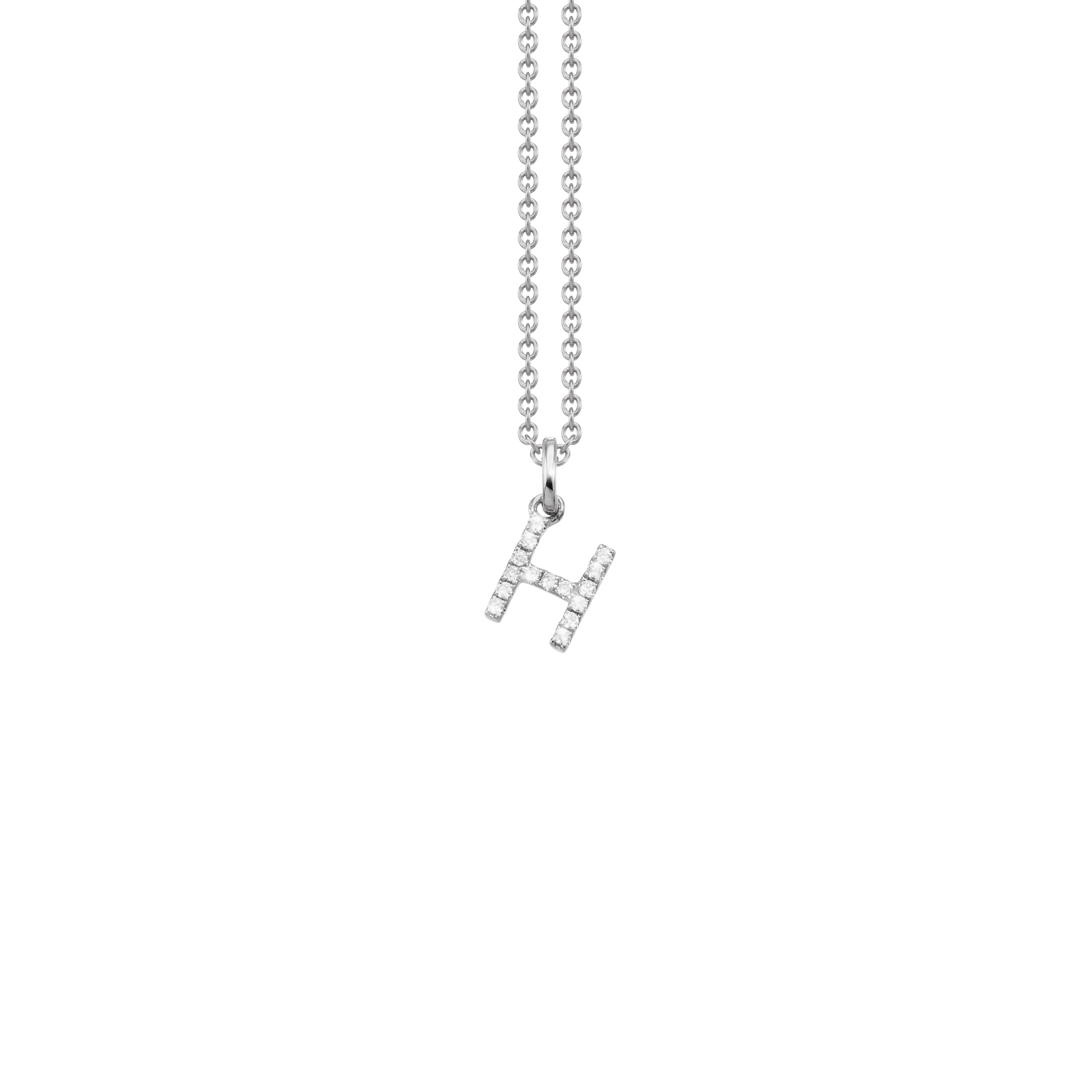 Letter Diamant Halskette