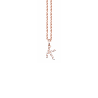 Letter Diamant Halskette