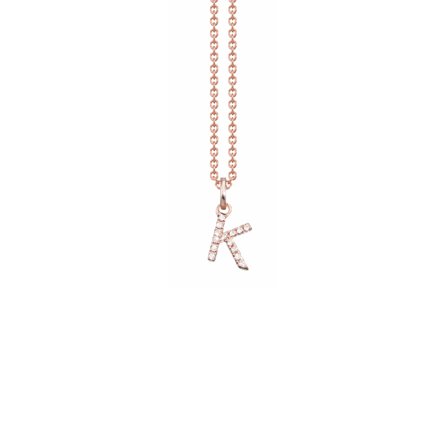 Letter Diamond Pendant