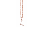 Letter Diamant Halskette