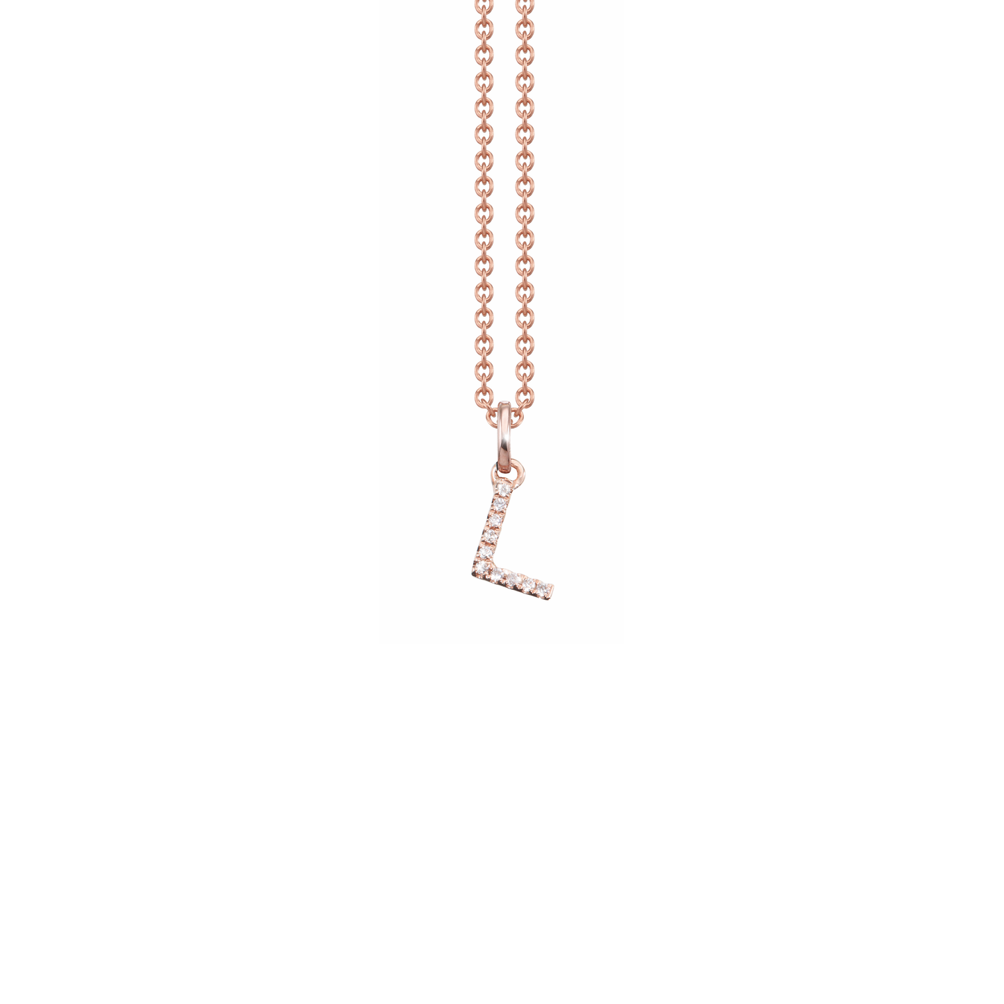 Letter Diamond Pendant