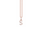 Letter Diamant Halskette