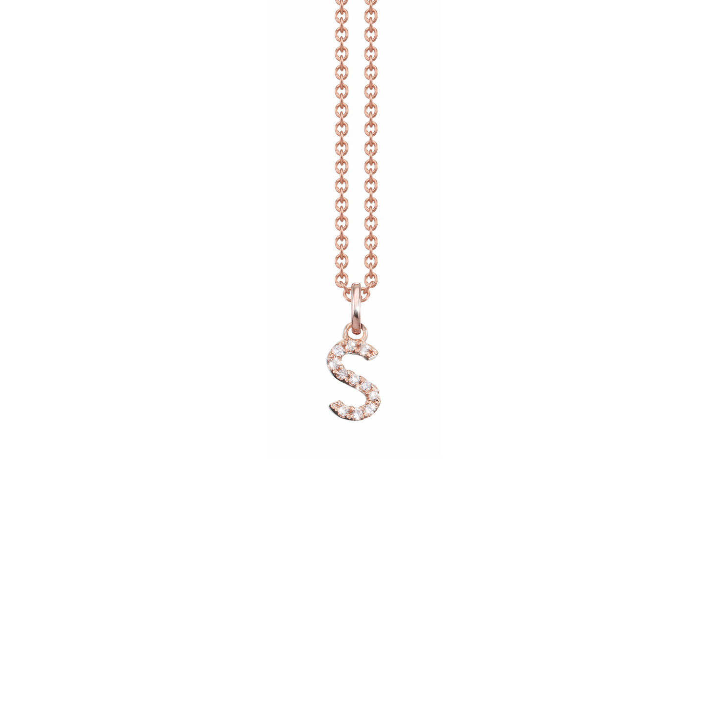 Letter Diamond Pendant