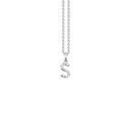 Letter Diamant Halskette