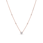 Oliver Heemeyer Liz diamond necklace 0.36 ct. made of 18k rose gold.