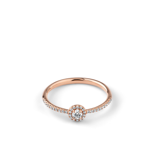 Oliver Heemeyer 0.22 carat Liz Diamond Ring in 18k rose gold