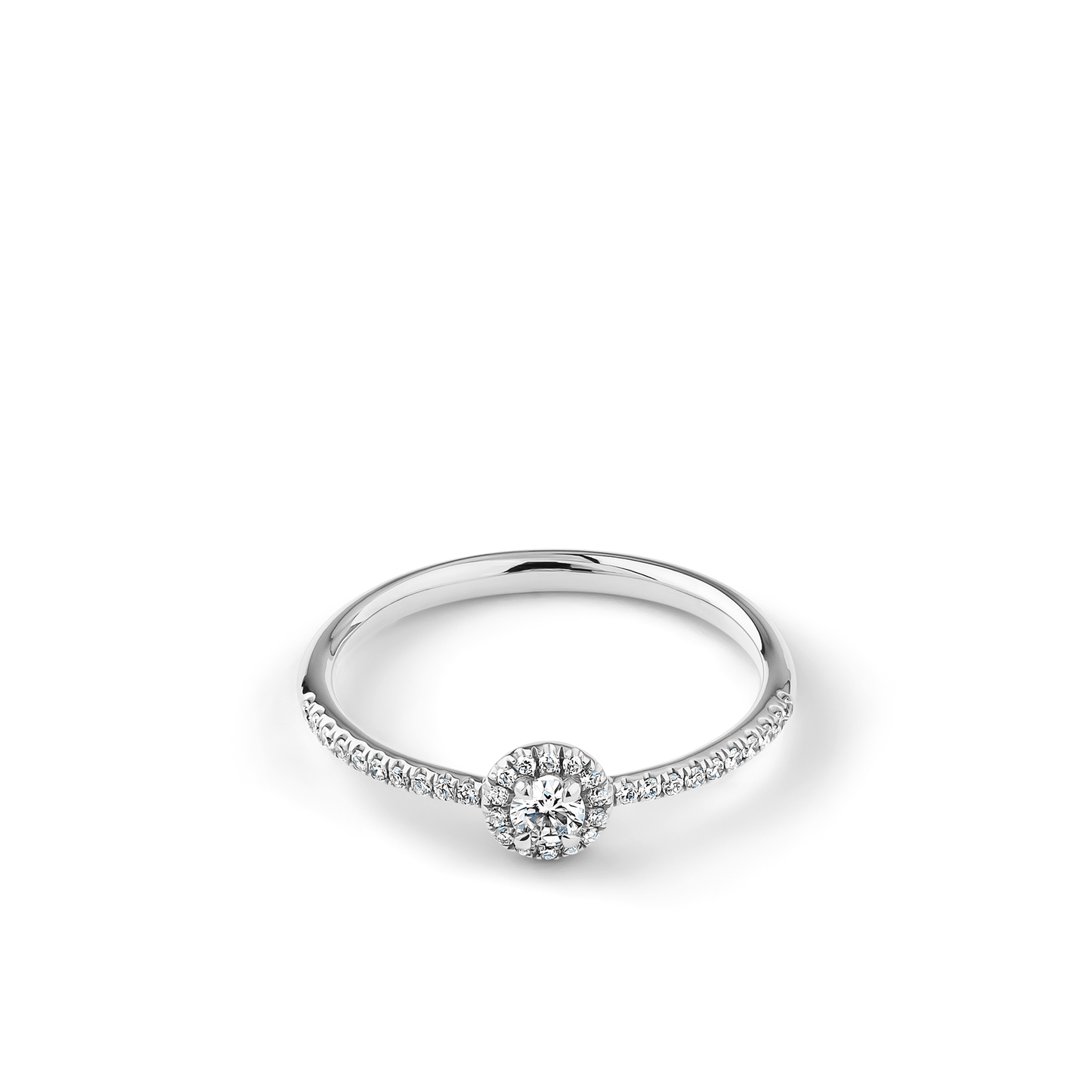 Oliver Heemeyer 0.22 carat Liz Diamond Ring in 18k white gold