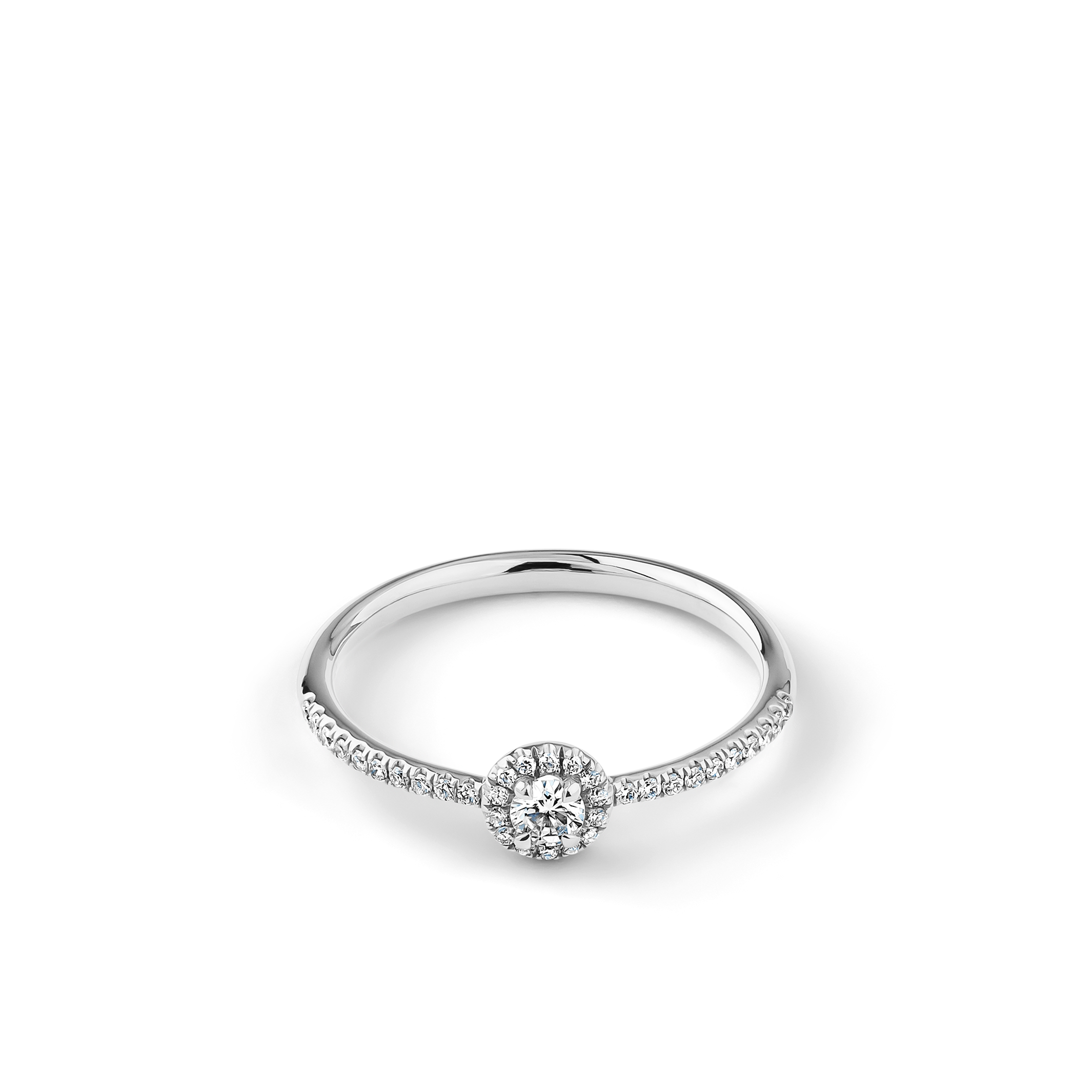 Oliver Heemeyer 0.22 carat Liz Diamond Ring in 18k white gold