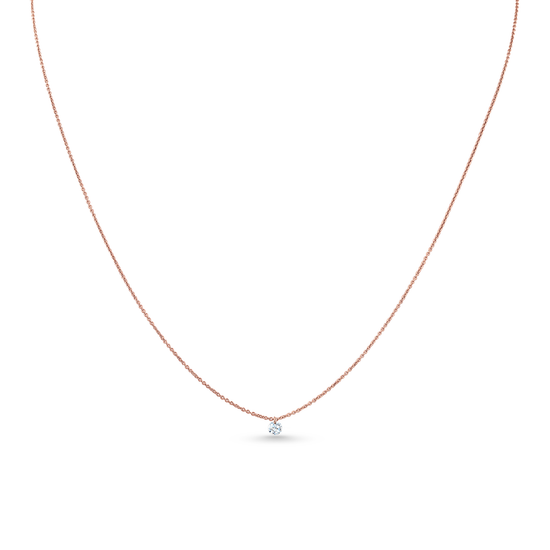 Oliver Heemeyer Mark the Moment diamond pendant 0.10 ct. made of 18k rose gold.