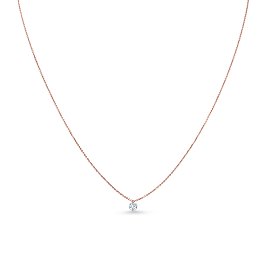 Oliver Heemeyer Mark the Moment diamond pendant 0.20 ct. made of 18k rose gold.