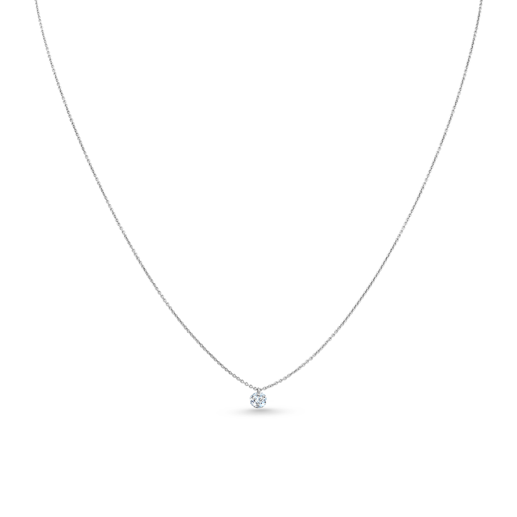Oliver Heemeyer Mark the Moment diamond pendant 0.20 ct. made of 18k white gold.