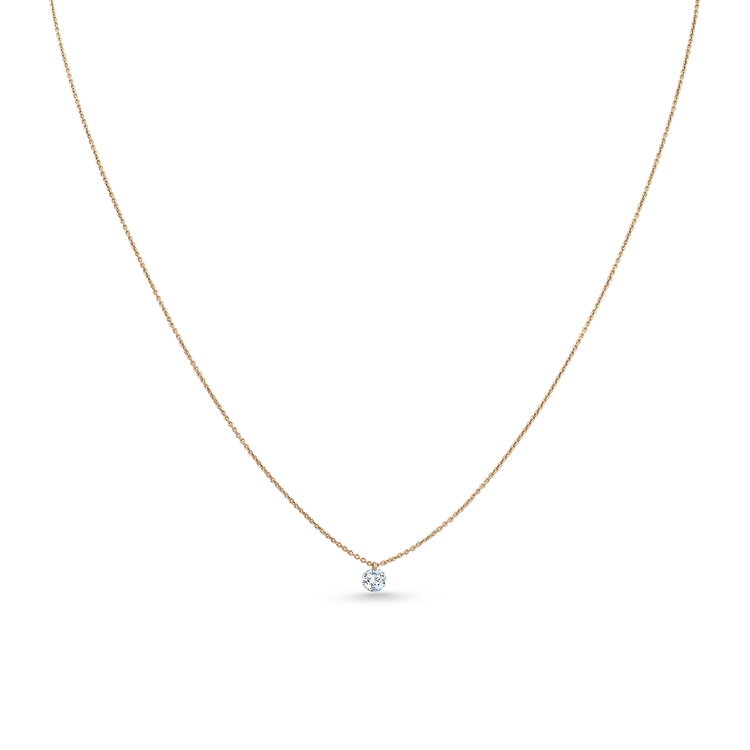 Oliver Heemeyer Mark the Moment diamond pendant 0.20 ct. made of 18k yellow gold.