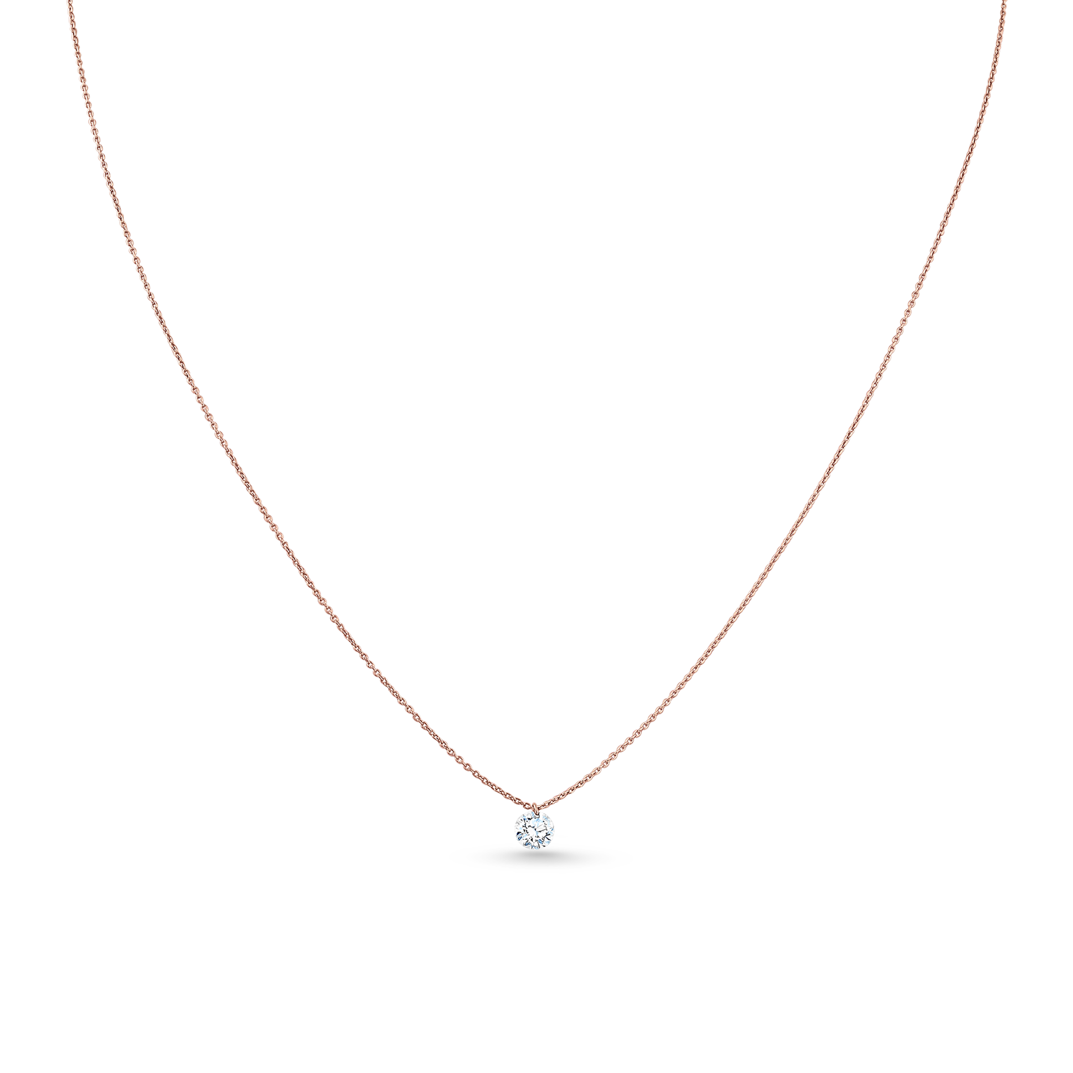 Oliver Heemeyer Mark the Moment diamond pendant 0.30 ct. made of 18k rose gold.
