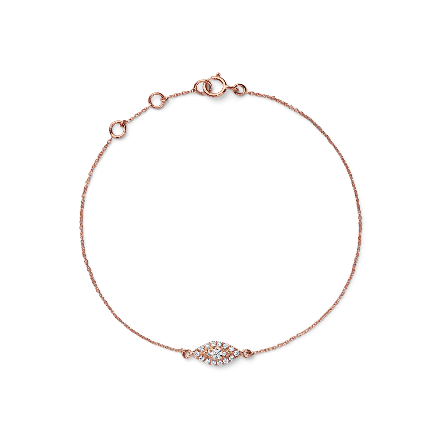 Oliver Heemeyer Mia diamond bracelet in 18k rose gold.