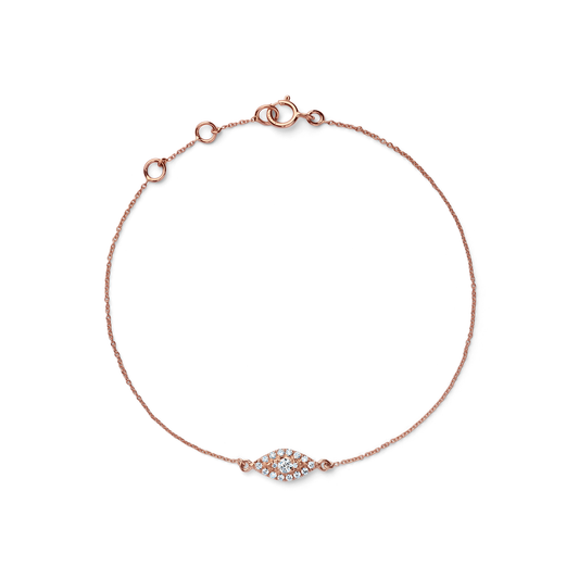 Oliver Heemeyer Mia diamond bracelet in 18k rose gold.