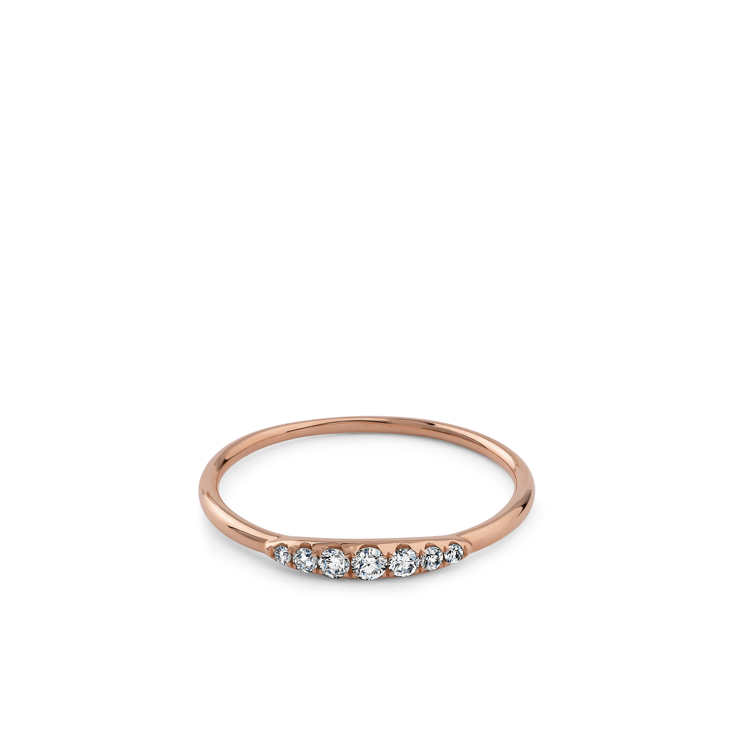 Oliver Heemeyer Mimi Diamond Ring made of 18k rose gold.