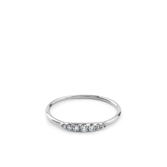 Oliver Heemeyer Mimi Diamond Ring made of 18k white gold.