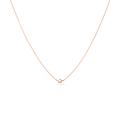 Oliver Heemeyer Mini Moon Diamond Necklace in 18k rose gold.