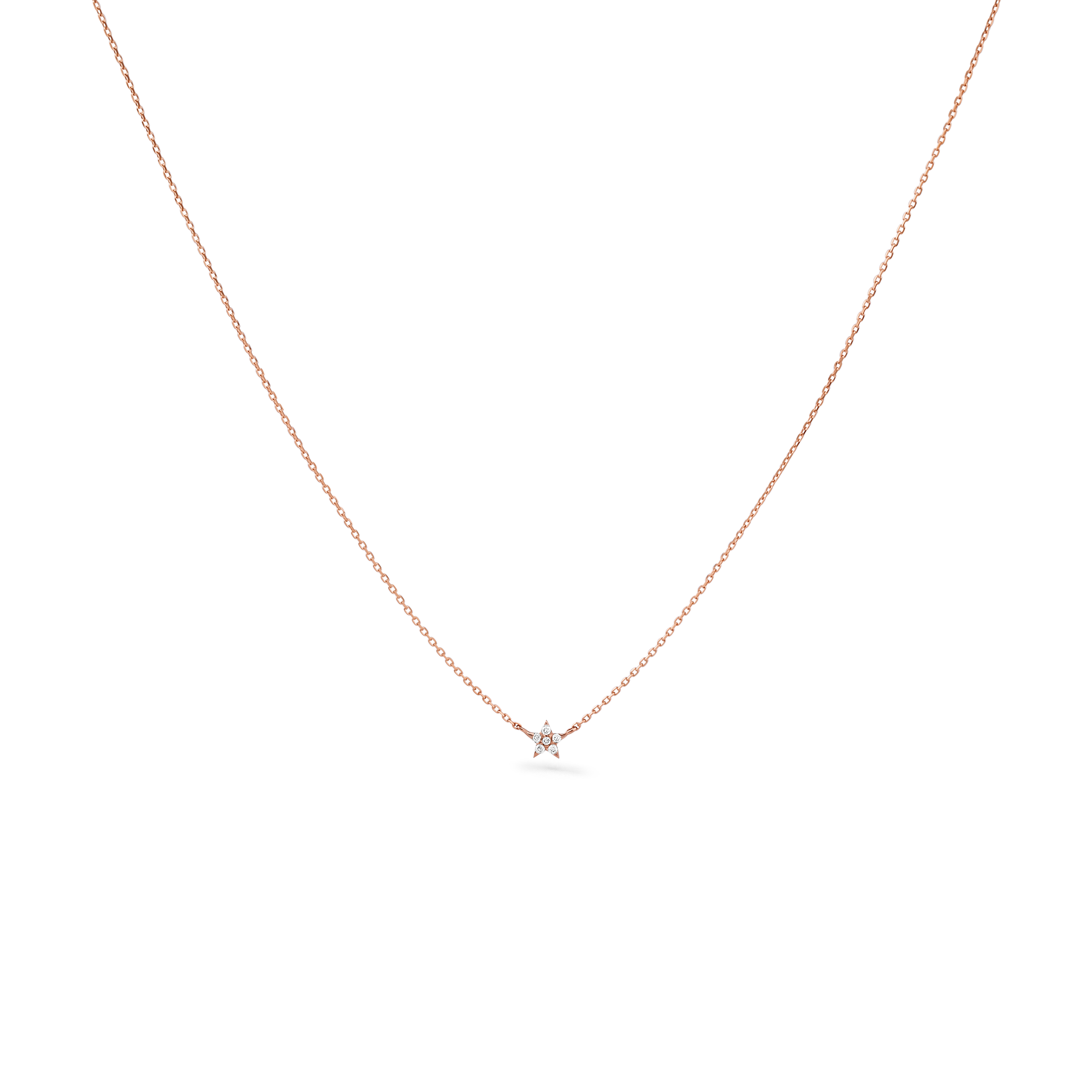 Mini Stern Diamant Halskette