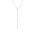 Oliver Heemeyer Noemi diamond necklace made of 18k rose gold.