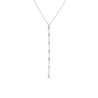 Oliver Heemeyer Noemi diamond necklace made of 18k rose gold.