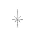 Oliver Heemeyer North Star Diamond Ear Stud made of 18k white gold.