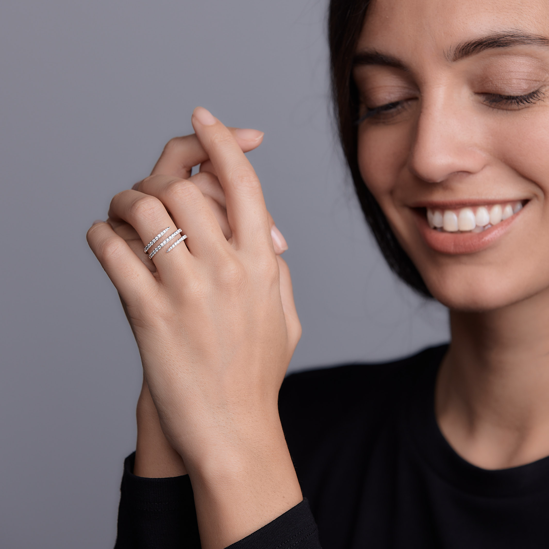 Helix Diamond Ring 0.50 ct.