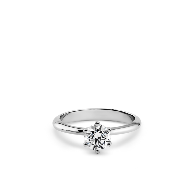 Oliver Heemeyer 1967® Solitaire Diamond Ring. 0.75 carat.