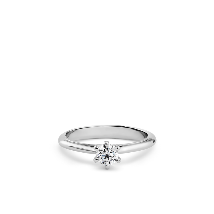Oliver Heemeyer Bridge® Solitaire Diamond Ring. 0.35 carat