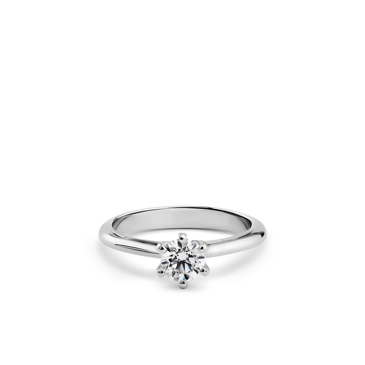 Oliver Heemeyer Bridge® Solitaire Diamond Ring. 0.51 carat