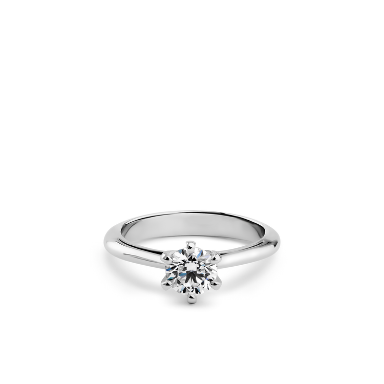 Oliver Heemeyer Bridge® Solitaire Diamond Ring. 0.67 carat
