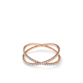 Oliver Heemeyer Orbit Diamond Ring Small made of 18k rose gold.