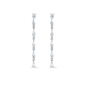Oliver Heemeyer Shannon diamond earrings made of 18k white gold.