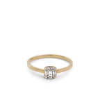 Square Diamant Ring