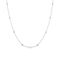 Oliver Heemeyer Starlight diamond necklace 60,0 cm made of 18k white gold.