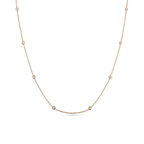 Oliver Heemeyer Starlight diamond necklace 60,0 cm made of 18k yellow gold.