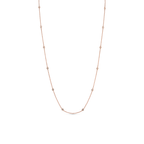 Oliver Heemeyer Starlight diamond necklace 80,0 cm made of 18k rose gold.