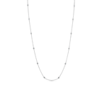 Oliver Heemeyer Starlight diamond necklace 80,0 cm made of 18k white gold.