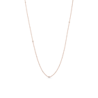 Oliver Heemeyer Star Light diamond necklace mixed 89,0 cm 0.40 ct. made of 18k rose gold.