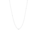Oliver Heemeyer Star Light diamond necklace mixed 89,0 cm 0.40 ct. made of 18k white gold.